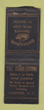 Matchbook Cover - The Cobblestone Liverpool NY BOBTAIL