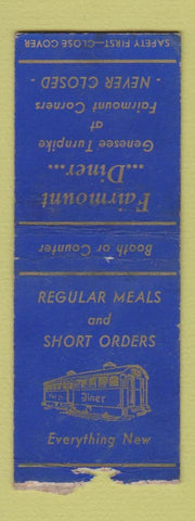 Matchbook Cover - Fairmount Diner NY? BOBTAIL