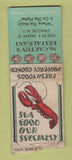 Matchbook Cover - McCarthy's Restaurant Syracuse NY BOBTAIL