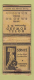 Matchbook Cover - Hotel Howard Syracuse NY POOR BOBTAIL