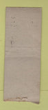 Matchbook Cover - Quinn Tann Restaurant Syracuse NY WEAR BOBTAIL