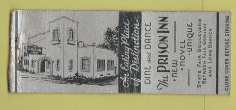 Matchbook Cover - Prison Inn Long Branch NJ? Federal BOBTAIL
