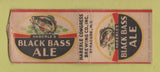 Matchbook Cover - Haberle's Black Bass Ale Beer Syracuse NY BOBTAIL