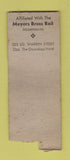 Matchbook Cover - Regional Market Cafeteria Syracuse? NY WEAR BOBTAIL
