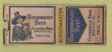 Matchbook Cover - Burgomaster Beer Troy NY Fitzgerald WEAR BOBTAIL