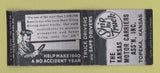 Matchbook Cover - Kansas Motor Carriers Trucking Topeka KS BOBTAIL