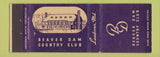 Matchbook Cover - Beaver Dam Country Club Landover MD