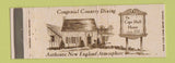 Matchbook Cover - The Cape Half House West Harwich MA Full Length