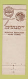 Matchbook Cover - Progressive Home Federal Savings Loan Pittsburgh PA