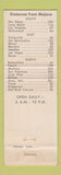 Matchbook Cover - French Cafe Mojave CA WEAR