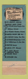 Matchbook Cover - Fred Harvey Hotel La Fonda Santa Fe NM Full Length