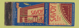 Matchbook Cover - Savoy Cafe and Cocktail Lounge San Diego CA WORN