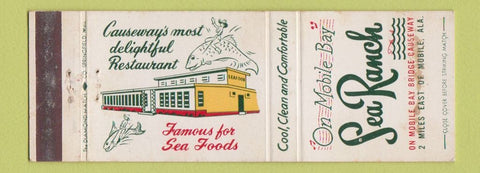 Matchbook Cover - Sea Ranch Mobile AL WEAR
