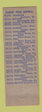 Matchbook Cover - Albert Pick Hotels Full Length