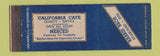 Matchbook Cover - Barbis Bros California Cafe Merced CA