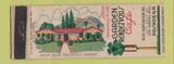 Matchbook Cover - Garden Rendezvous Cafe Pasadena CA WORN