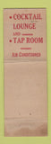 Matchbook Cover - Hotel Lafayette Buffalo NY
