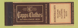 Matchbook Cover - Capps Clothes Rosenbaum's