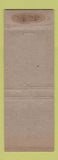 Matchbook Cover - Club Cafe Hot Springs SD deco WORN