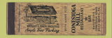 Matchbook Cover - Conestoga Mill Restaurant Bryn Mawr PA