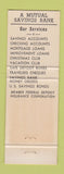 Matchbook Cover - New Brunswick Savings Institution NJ