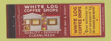 Matchbook Cover - White Log Coffee Shops