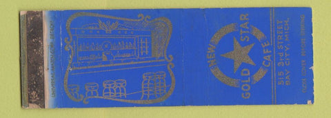 Matchbook Cover - New Gold Star Cafe Bay City MI WORN