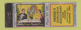 Matchbook Cover - Friedl's Hungarian Restaurant Cleveland OH deco WORN