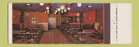 Matchbook Cover - Cafe Taverne Rose Antwerp Belgium Full Length