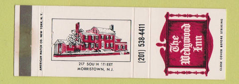 Matchbook Cover - The Wedgwood Inn Morristown NJ