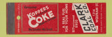 Matchbook Cover - Koppers Coke Coal Clark Chicago IL SAMPLE