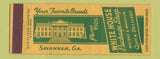 Matchbook Cover - White House Package Shop Savannah GA