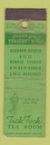 Matchbook Cover - Tick Tock Tea Room Hollywood CA WEAR MIDGET