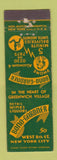 Matchbook Cover - Bono Gardner New York City Liquor MIDGET