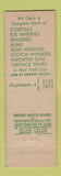 Matchbook Cover - Bono Gardner New York City Liquor MIDGET