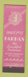 Matchbook Cover - Farha's Shoes Wichita KS MIDGET