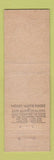 Matchbook Cover - Park Ritz Lounge Chicago IL MIDGET