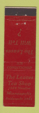Matchbook Cover - The Leaves Tea Shop Minneapolis MN MIDGET