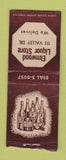 Matchbook Cover - Elmwood Liquor Store BOBTAIL MIDGET