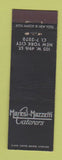 Matchbook Cover - Maresi Mazzetti Catering New York City MIDGET