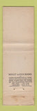 Matchbook Cover - The Brass Rail New York City WEAR MIDGET