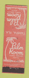 Matchbook Cover - Palm Room Tampa Terrace Hotel FL MIDGET