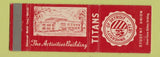 Matchbook Cover - University of Detroit Titans MI