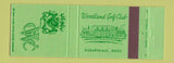 Matchbook Cover - Woodland Golf Club Auburndale MA