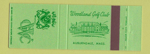 Matchbook Cover - Woodland Golf Club Auburndale MA