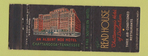 Matchbook Cover - The Read House Hotel Chattanooga TN