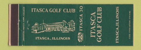 Matchbook Cover - Itasca Golf Club IL