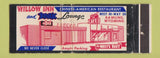 Matchbook Cover - Willow Inn Chinese Restaurant Rawlins WY WEAR Full Length