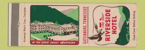 Matchbook Cover - Riverside Hotel Gatlinburg TN