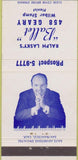 Matchbook Cover - Ralph Lasky's Ballet San Francisco CA piano 30 Strike